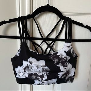 Gap Fit Floral Sports Bra, Size XS, *HAS MATCHING LEGGINGS*